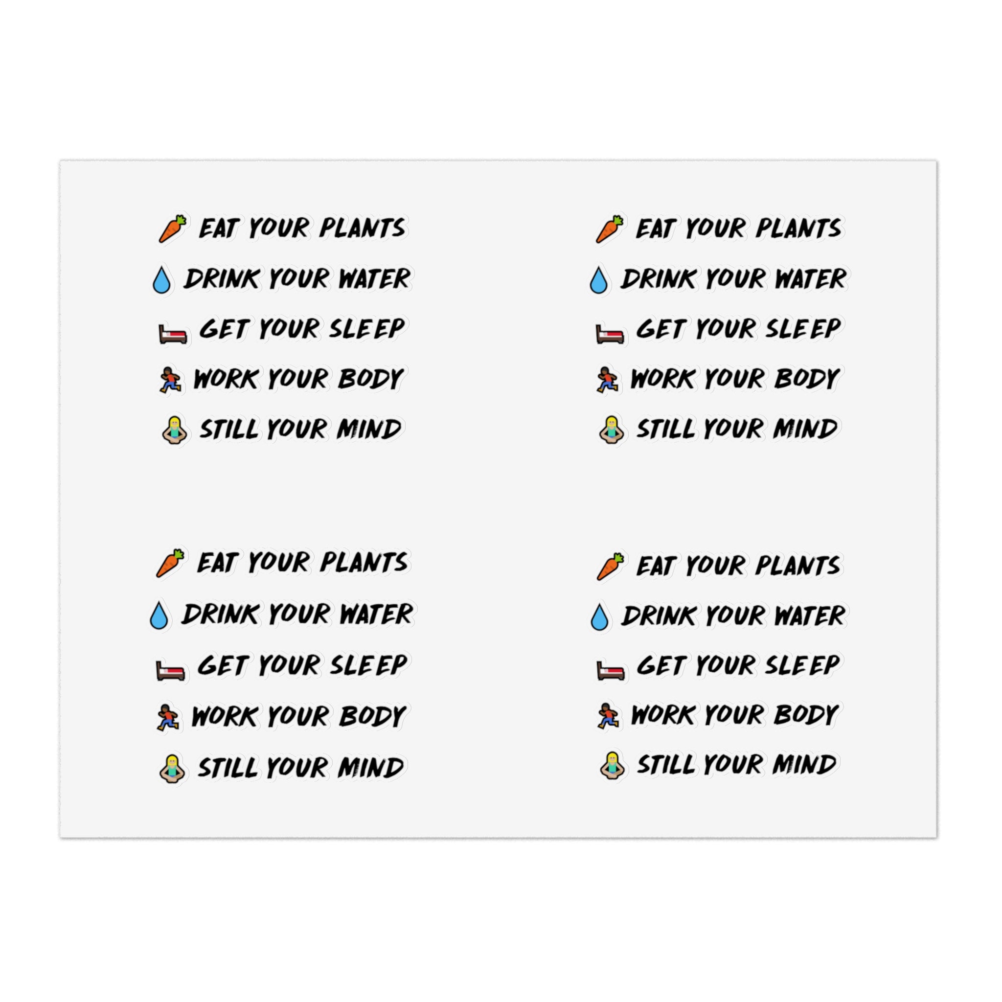 5 Pillars Sticker Sheet