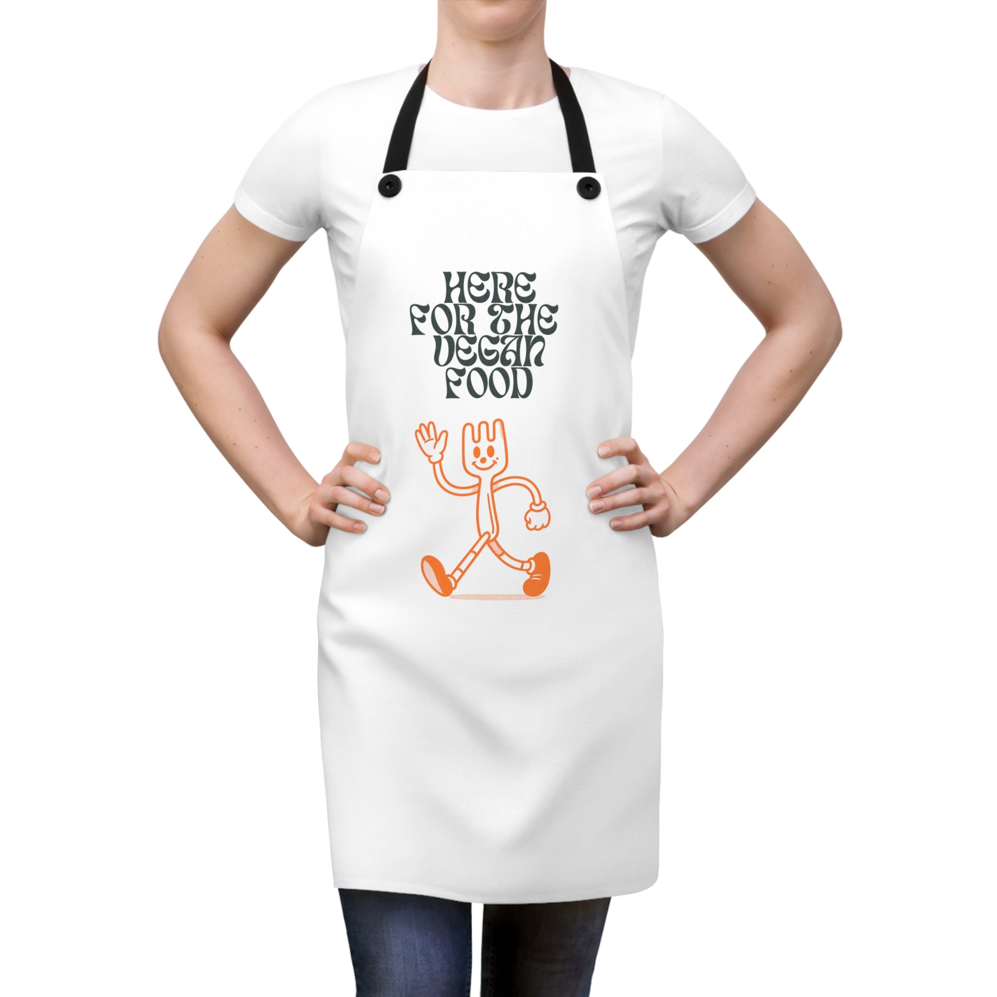 Here For the Vegan Food (Apron)