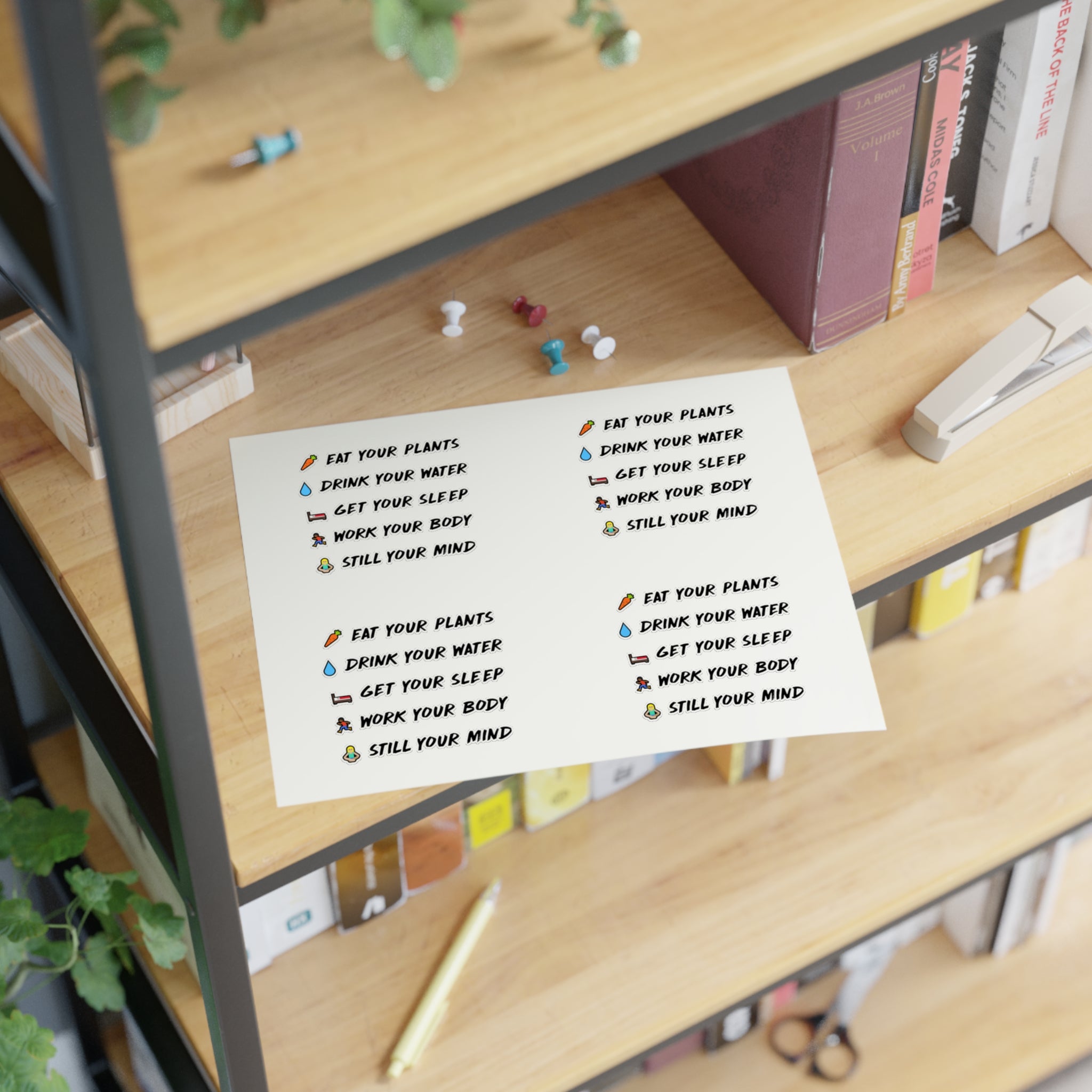 5 Pillars Sticker Sheet