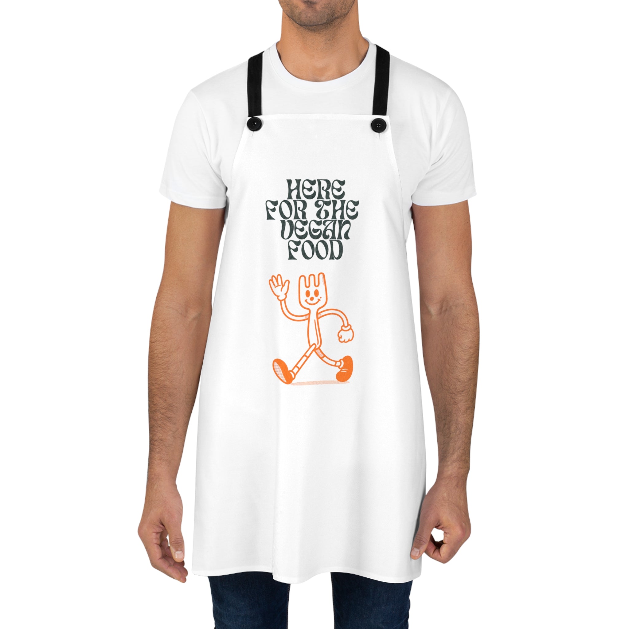 Here For the Vegan Food (Apron)