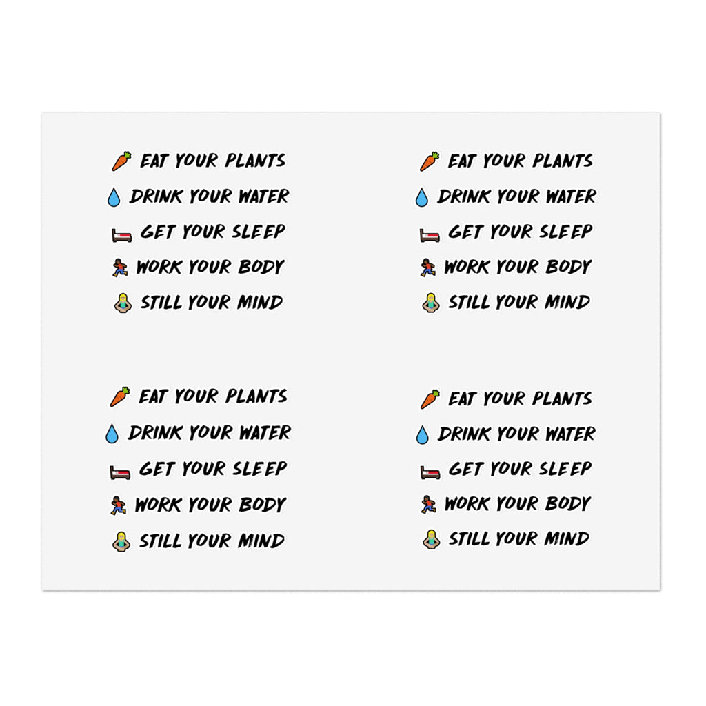 5 Pillars Sticker Sheet