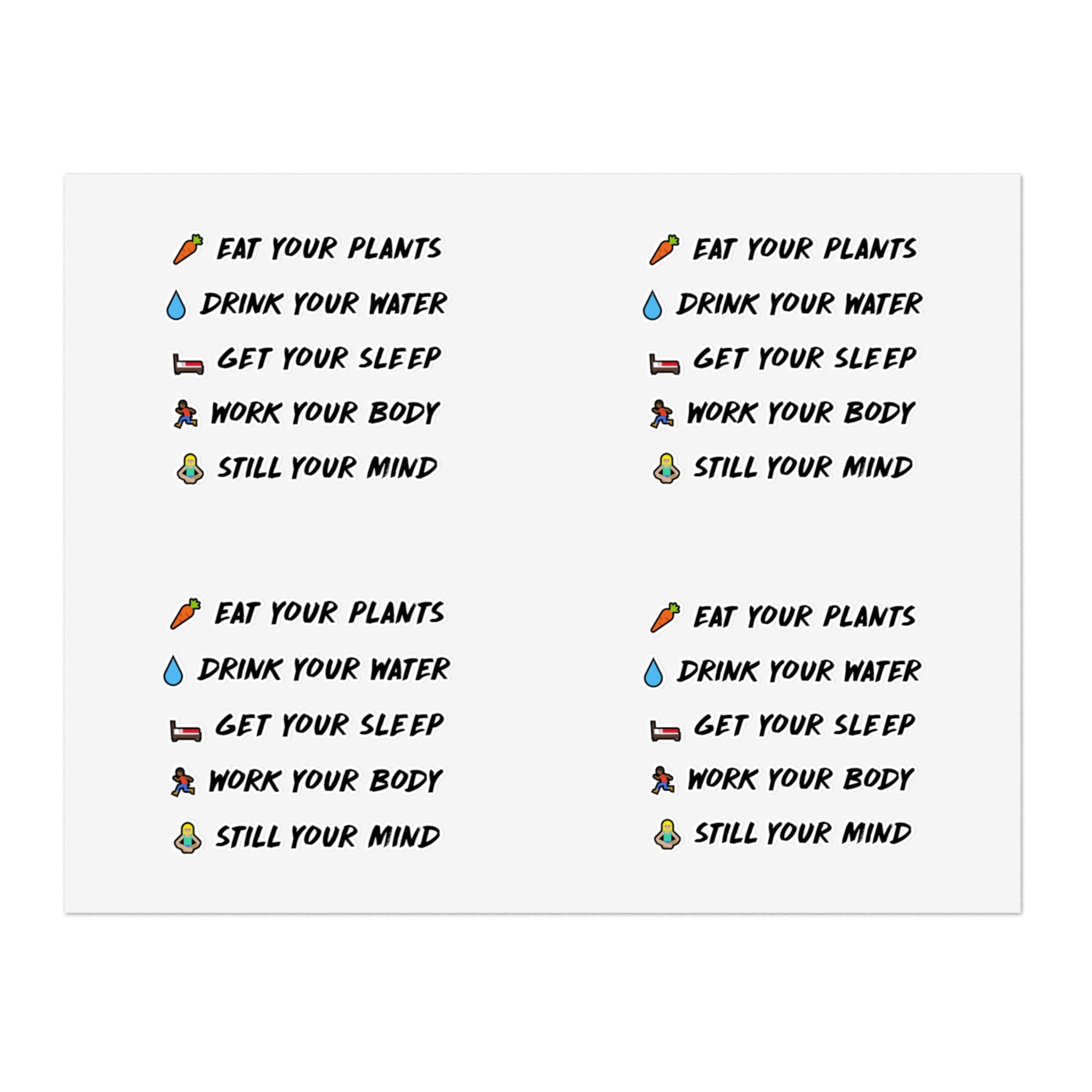 5 Pillars Sticker Sheet